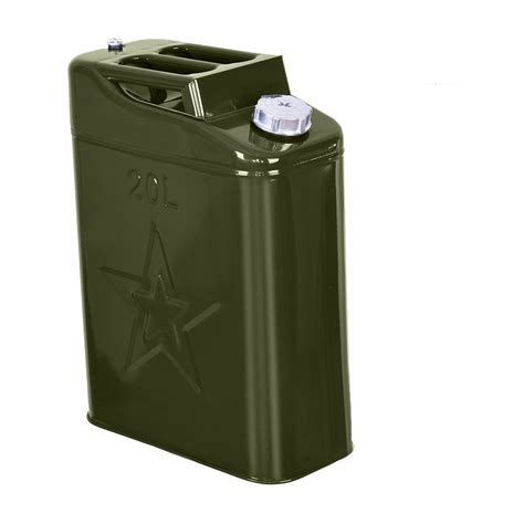 Jerry Can 5 Gallon Gal 20l Liter Backup Steel Tank Fuel Gas Gasoline