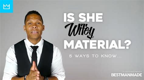 5 Ways To Know If She Is Wifey Material Bestmanmade Youtube