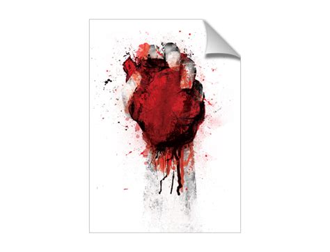 Mysoti Ethik1 Heart In Fist Bleeding Artwork