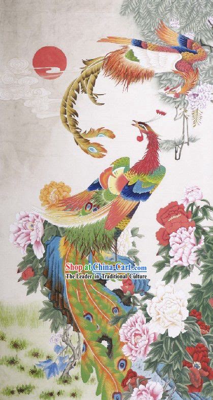 Traditional Chinese Phoenix Paintings Phoenix Peony Painting Phoenix