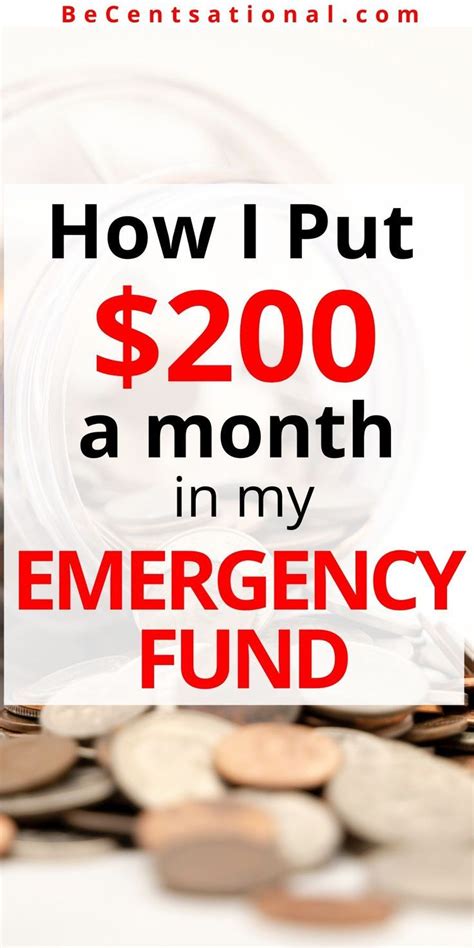 Build An Emergency Fund Even On A Low Income Emergency Fund Money
