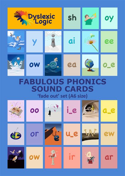 Sound Cards Fabulous Phonics Fade Out Set Download — Dyslexic Logic