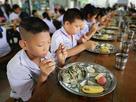 อาหารกลางวน 20 บาท กบ Thai School Lunch สำนกงานกองทนสนบสนนการ