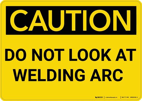 Welding Safety Signs Creative Safety Supply