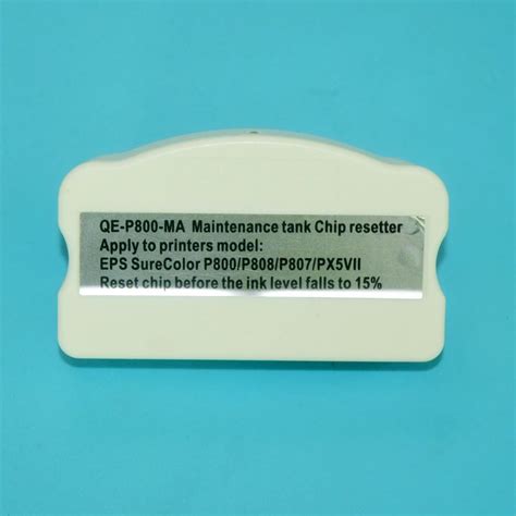 Replacement Ink Maintenance Tank T582000 Chip Resetter For Epson