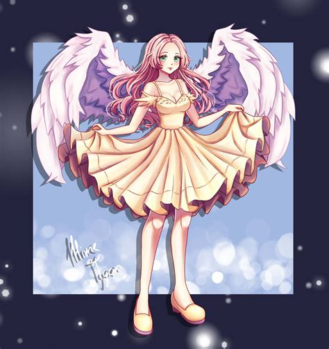 Artstation Angel Anime Girl