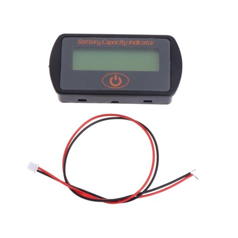 V V Lcd Battery Capacity Voltmeter Tester Indicator Car Lead Acid Lithium Grandado