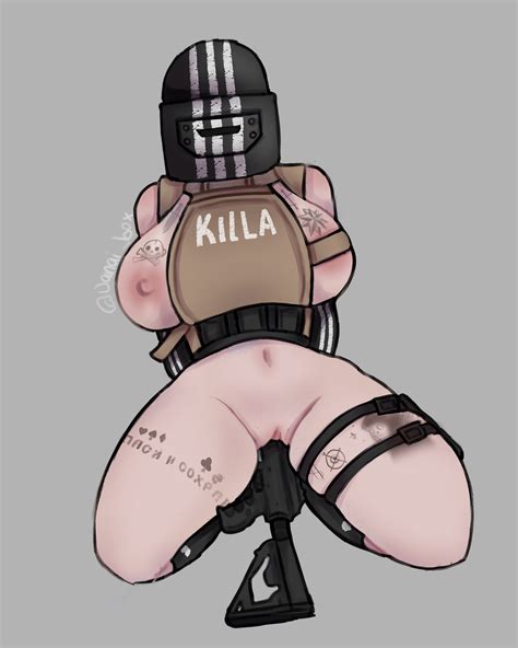 Rule 34 Big Breasts Danai Box Escape From Tarkov Fanart Game Gun Helmet Killa Escape From