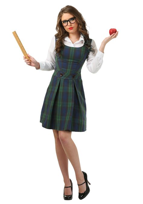Adult School Girl Plus Size Costume