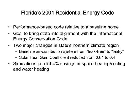 Ppt Are Building Codes Effective At Saving Energy Evidence From