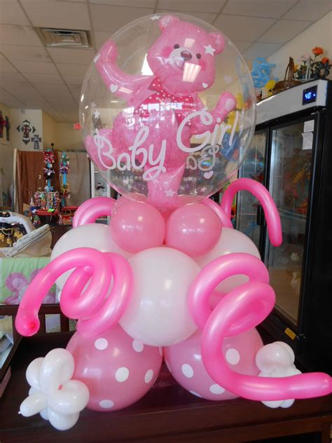 Baby Shower Baby Girl Balloon Bouquet Baby Shower Balloons Baby