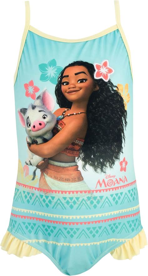 Disney Bañador Para Niña Con Estampado De Moana De Disney Princesas 6 7