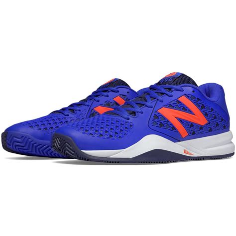 New Balance Mens 996v2 Tennis Shoes Blueorange D