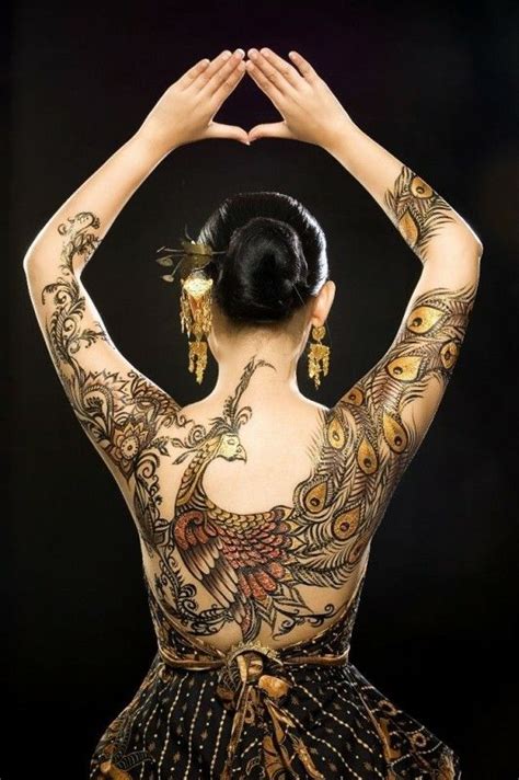 javanese tattoo javanese tattoo peacock tattoo tattoos beautiful tattoos