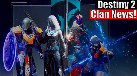 Destiny 2 How To Create A Clan Banner New Clan Rewards Seasonal