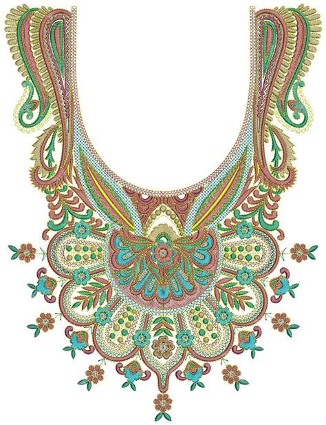 Beautiful Rare Embroidery Neck Designs