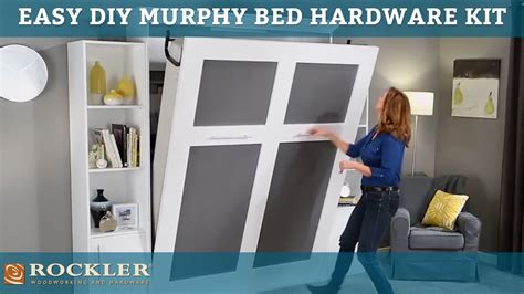 Or, if you're skilled with tools, you can make one yourself. Easier-than-ever DIY Murphy Bed Hardware Kit - YouTube