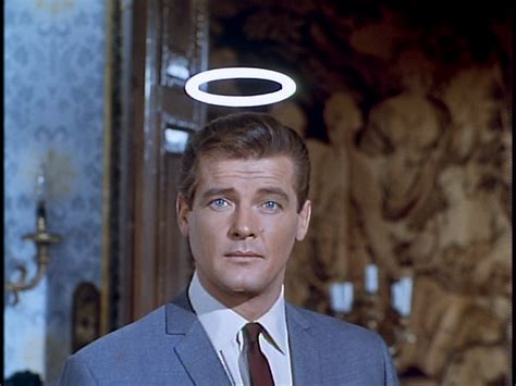Rog With Halo Roger Moore The Saint Tv Series Movie Stars