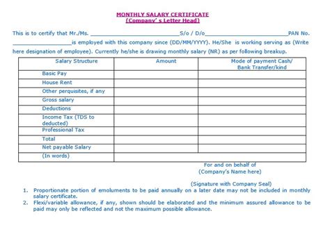 The featured details given in the certificate is the income of family from all the sources that states the income is less than 8 lacs per annum. 9 Free Sample Income Certificate Templates - Printable Samples