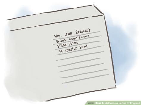Maybe you would like to learn more about one of these? The Easiest Way to Address a Letter to England - wikiHow