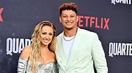 Patrick Mahomes' wife Brittany steals the show in tight silver dress at ...