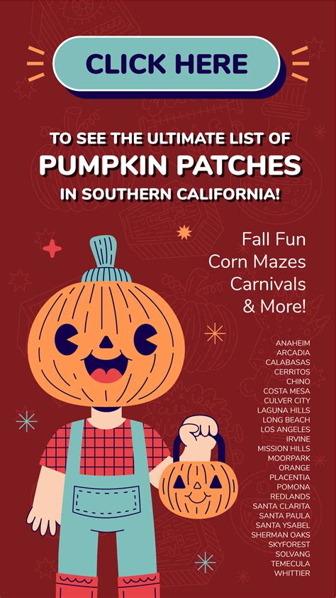 2022 Pumpkin Patches In Southern California Kidsguide Kidsguide