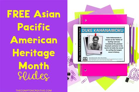 Free Asian Pacific American Heritage Month Teaching Slides
