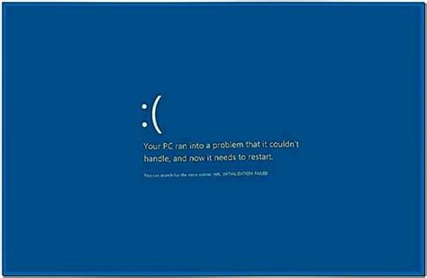 Blue Screen Screensaver Windows 8 Download Screensaversbiz