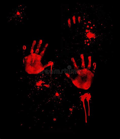 Details 200 Bloody Handprint Black Background Abzlocalmx
