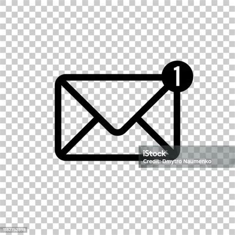 Ikon Surat Tanda Amplop Ikon Email Ikon Huruf Gmail Ilustrasi Stok