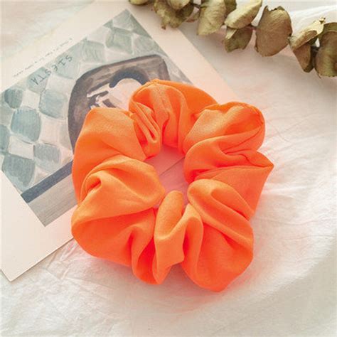 Neon Solid Color Scrunchies Hair Scrunchies Retro Etsy