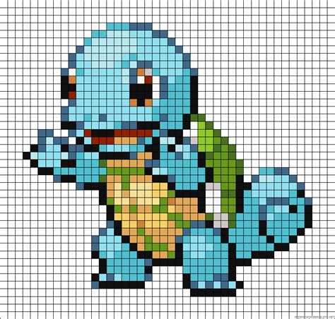 Squirtle Pixel Art Gillar Du Pokémon Go Här Kommer Infographicnow