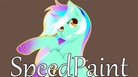 MLP Speedpaint - Rainbow Power Lyra - YouTube