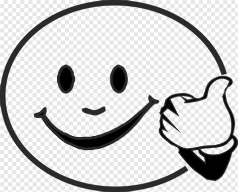 Black Face 19 Happy Face Png Transparent Stock Black And White Png