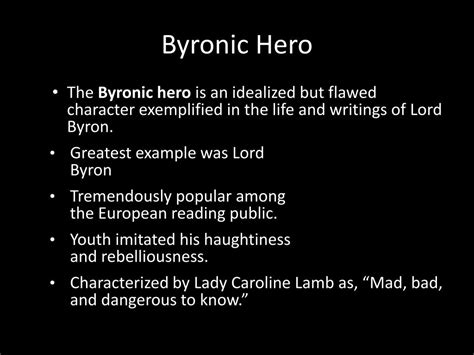 Ppt Byronic Hero Powerpoint Presentation Free Download Id1888427