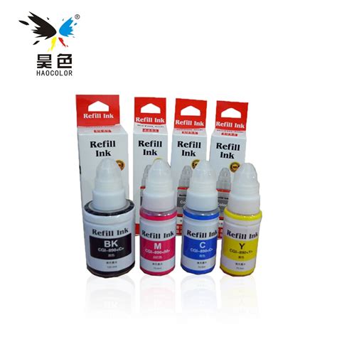 Compatible Gi 490 Bk Ink Gi490 C M Y Dye Ink Refill Kit For Canon Pixma