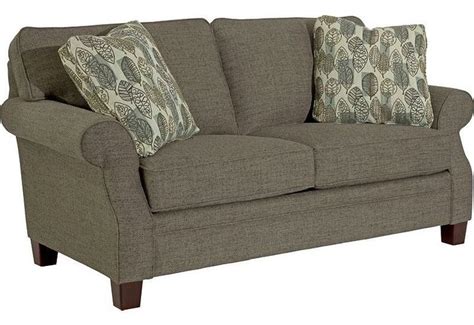 6440 Angeline Stationary Loveseat With Rolled Arms And Tapered Feet By
