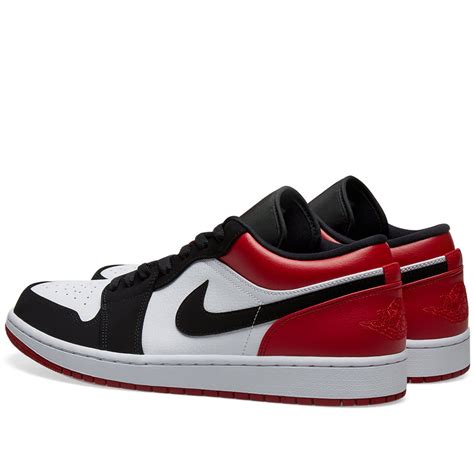 Nike Air Jordan 1 Low White Black And Gym Red End Us