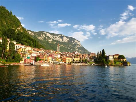 Varenna A Beautiful Village On The Shores Of Como Lake Italy Stock