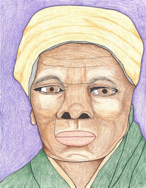 Harriet Tubman Drawing Etsy