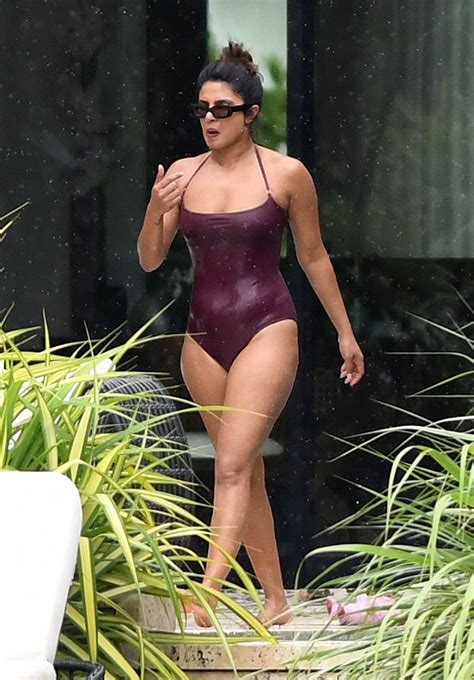 Priyanka Chopra In Swimsuit On Vacation In Miami 07032019 Hawtcelebs