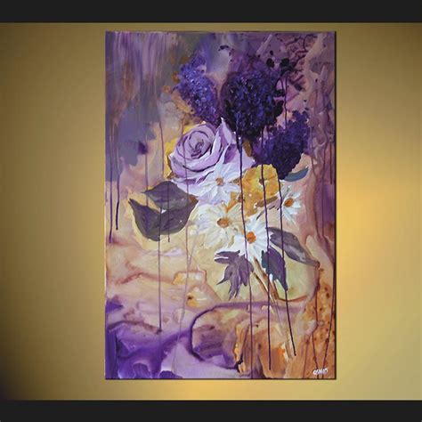 Buy Abstract Landscape Painting Home Decor Flower 4873