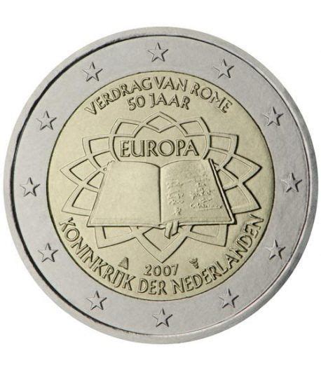 Moneda Holanda 2 Euros 2007 Tratado De Roma