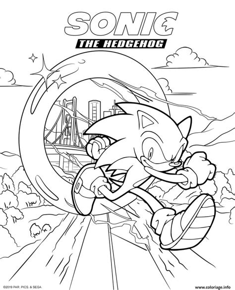 Coloriage Sonic The Hedgehog Movie Dessin Sonic Imprimer Coloriage Sonic Coloriage