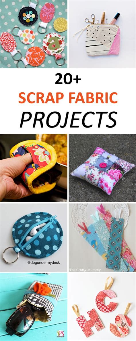 20 Fun And Easy Scrap Fabric Projects Scrap Fabric Projects Diy