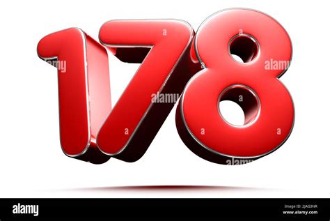 3d Number 178 Cut Out Stock Images And Pictures Alamy