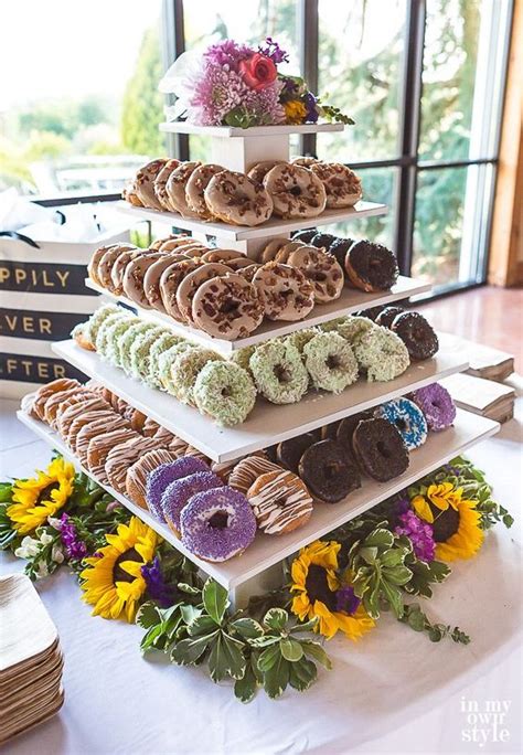 45 sweet wedding donut ideas and ways to display them weddingomania
