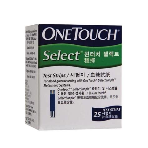 Diet Food∏ One Touch Select Test Strip 25s 3x25s 1s Lazada