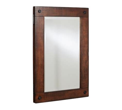 Before you drag it to the recycling center or throw it on the curb, consider giving it a second life. Benchwright Recessed Medicine Cabinet - Rustic Mahogany ...