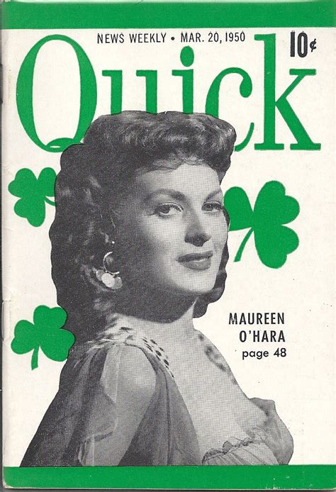 Mar Quick Magazine Vol Maureen O Hara Maureen O Hara